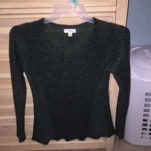 Green sweater